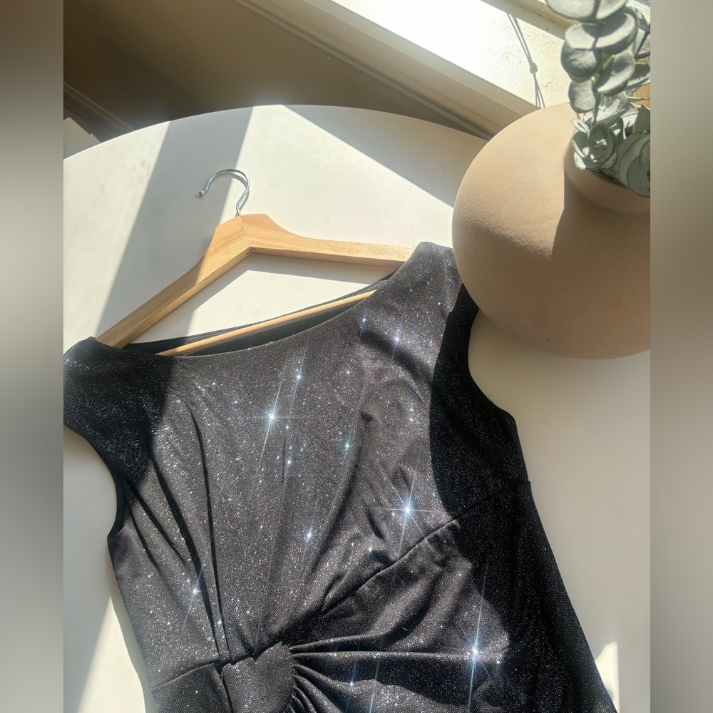Sparkly Formal Midi Dress